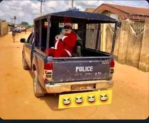 Today wey I start father Christmas work,dem don arrest me | MirrorLog